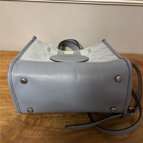Coach Dempsey baby blue tote - Picture 6 of 11